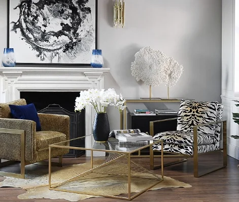 Large Staghorn Coral Decoration on Stand