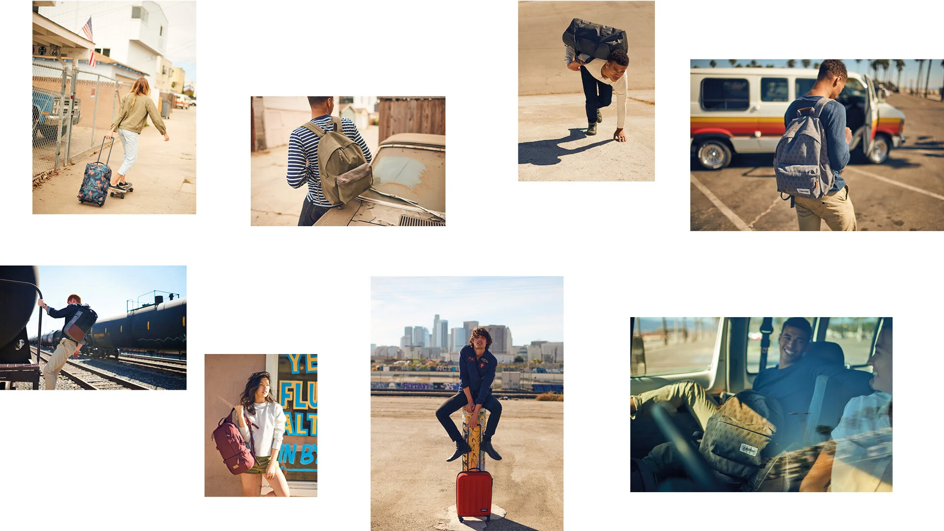 Eastpak 'Hands-free Living' SS18 Campaign