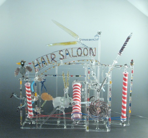 “Hair Saloon”  245 x 24 x 24”