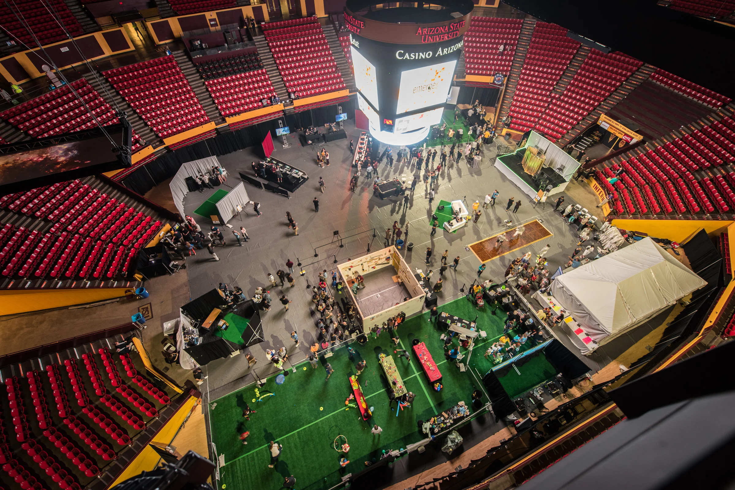 Overhead View of EMERGE Festival