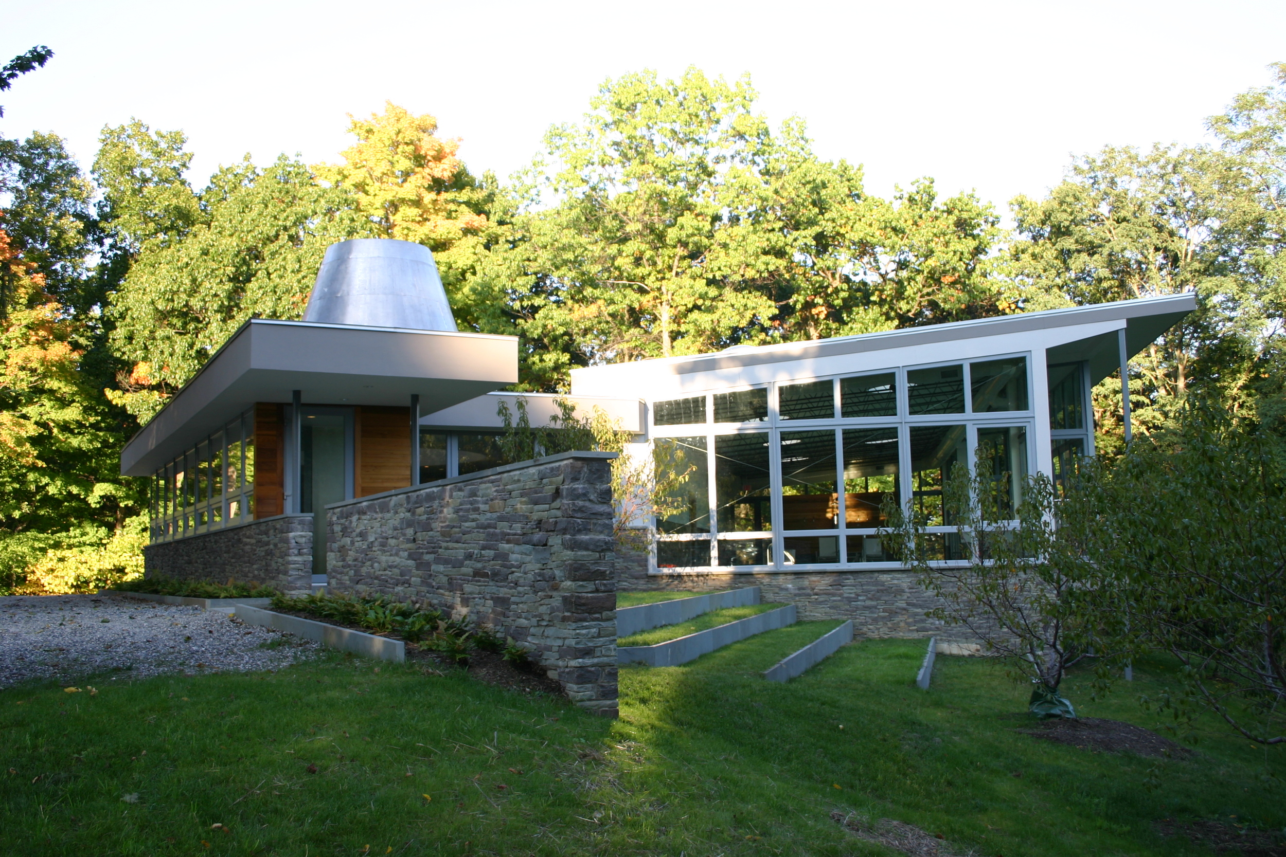 Entry with Pool Beyond