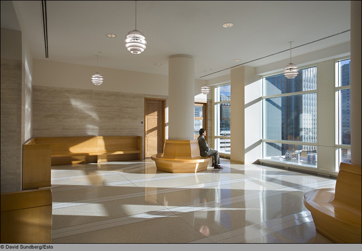 Waiting Area outside Courtrooms