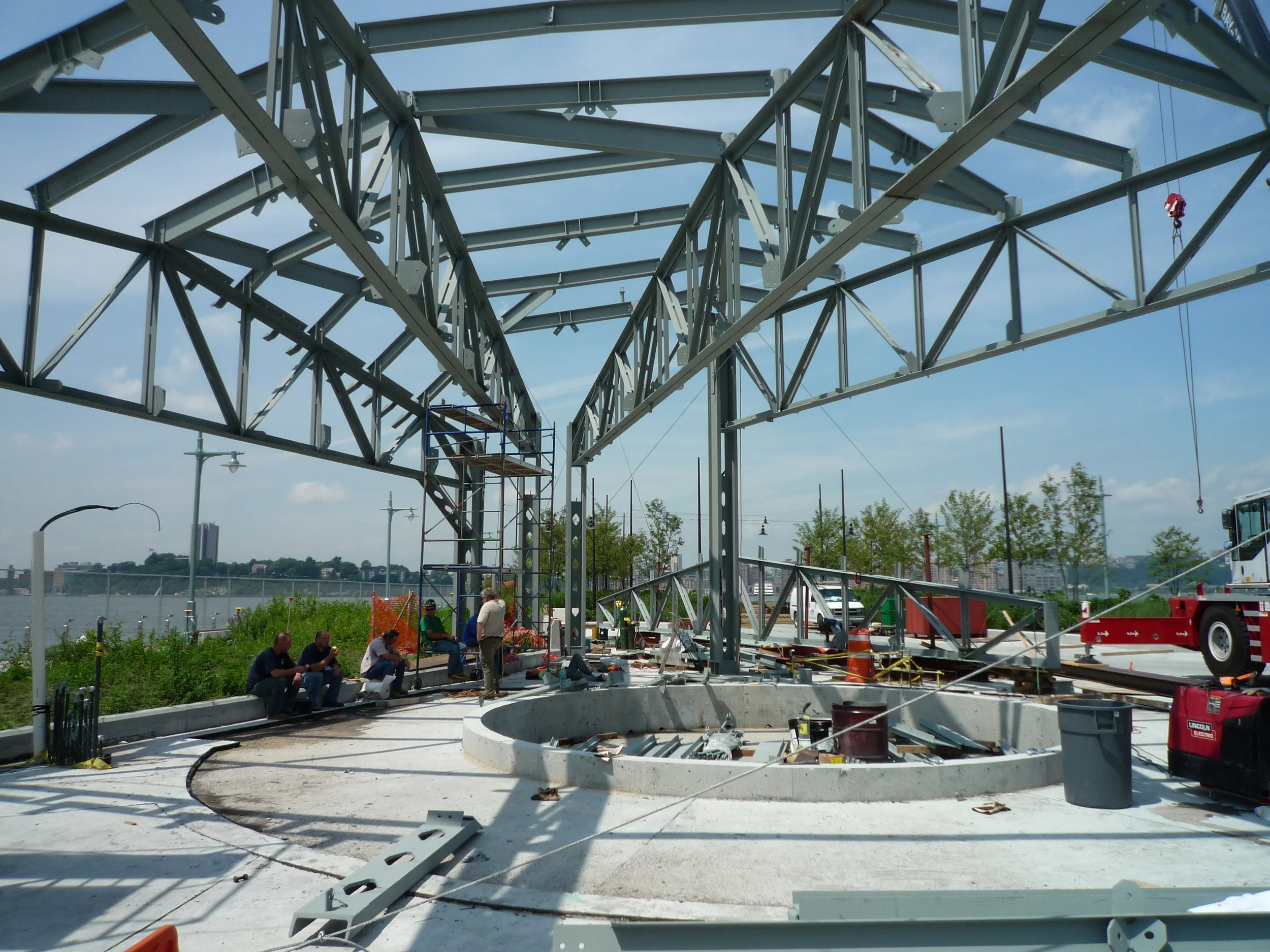 Carousel under construction
