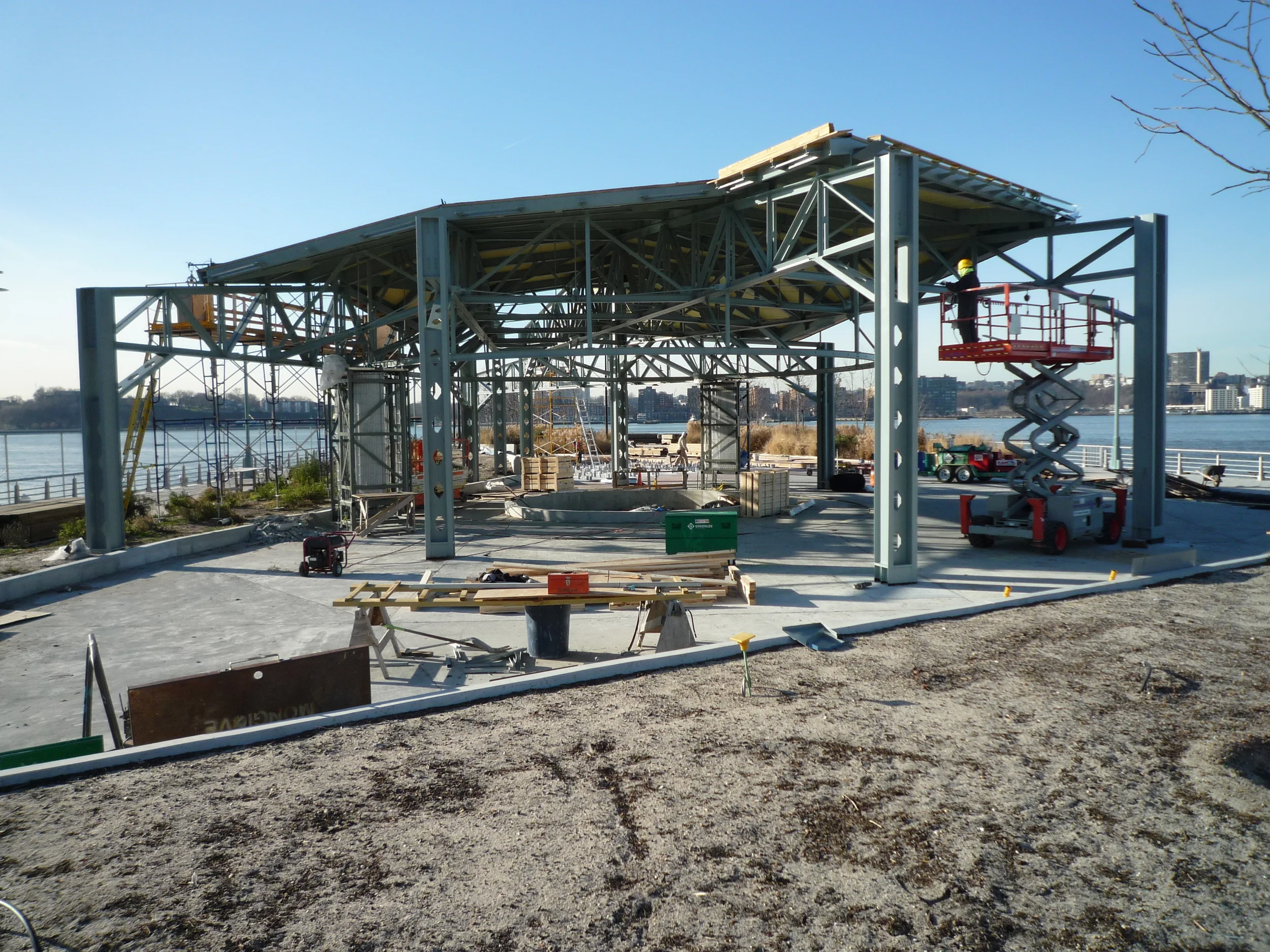 Carousel under construction