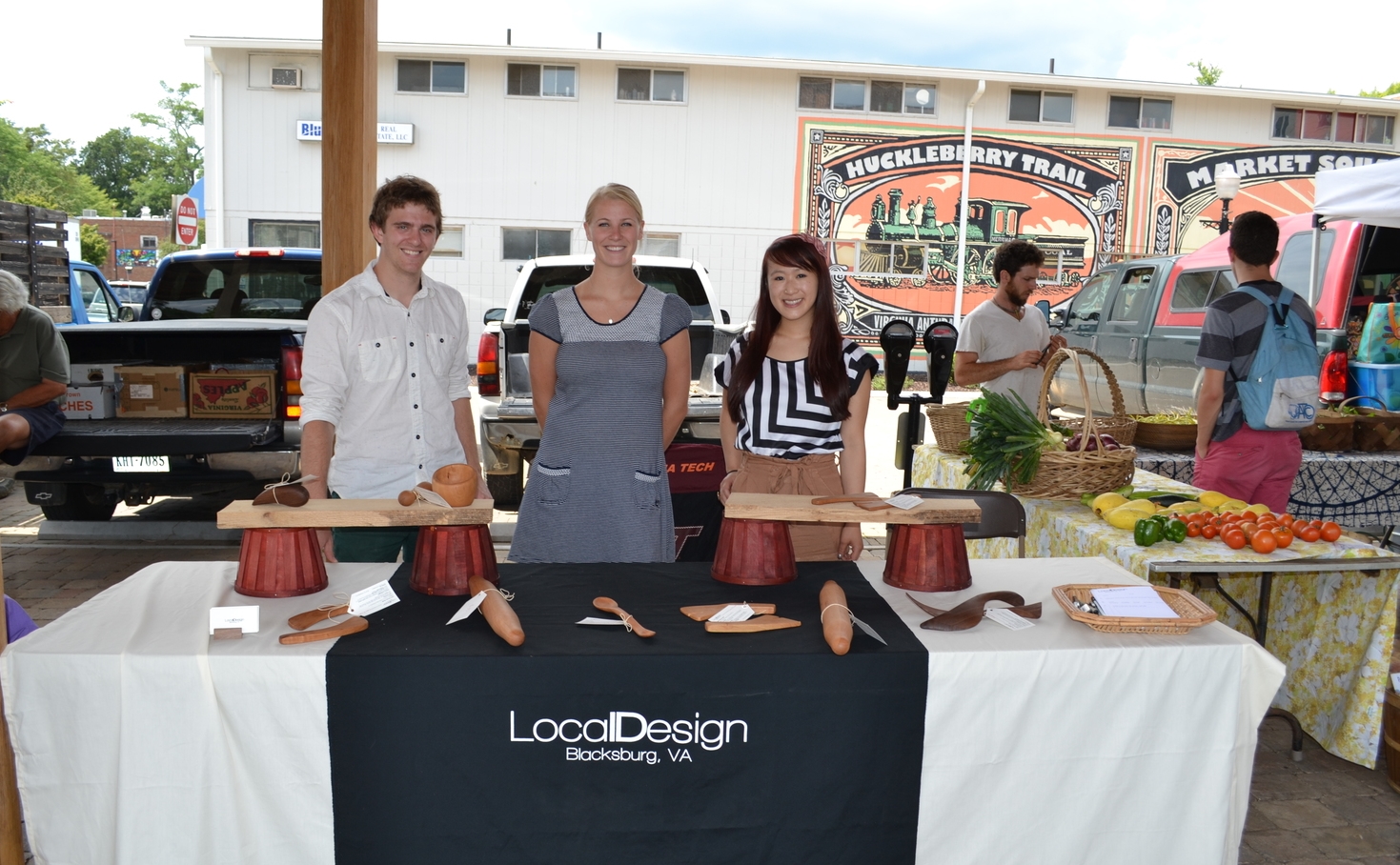  In the Summer of 2013,&nbsp;I helped run LocalDesign, a student-run start up that looks to capitalize on form giving skills learned in second year by crafting unique kitchen tools from locally sourced lumber and selling the work at the Blacksburg Fa