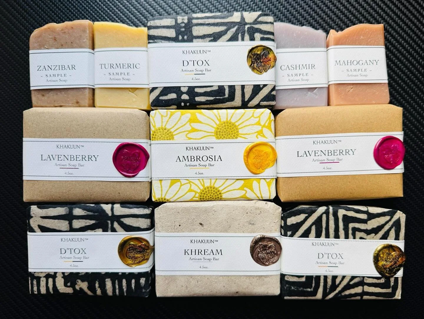 Hey Y&rsquo;all&hellip;. If you missed our studio clearance sale, be sure to join our mailing list to stay in the know.💜

Lakeland FL &amp; Fredericksburg VA&hellip;.these Soap Staks are headed your way!📦

#Khakuun #ArtisanSoySoapsStones