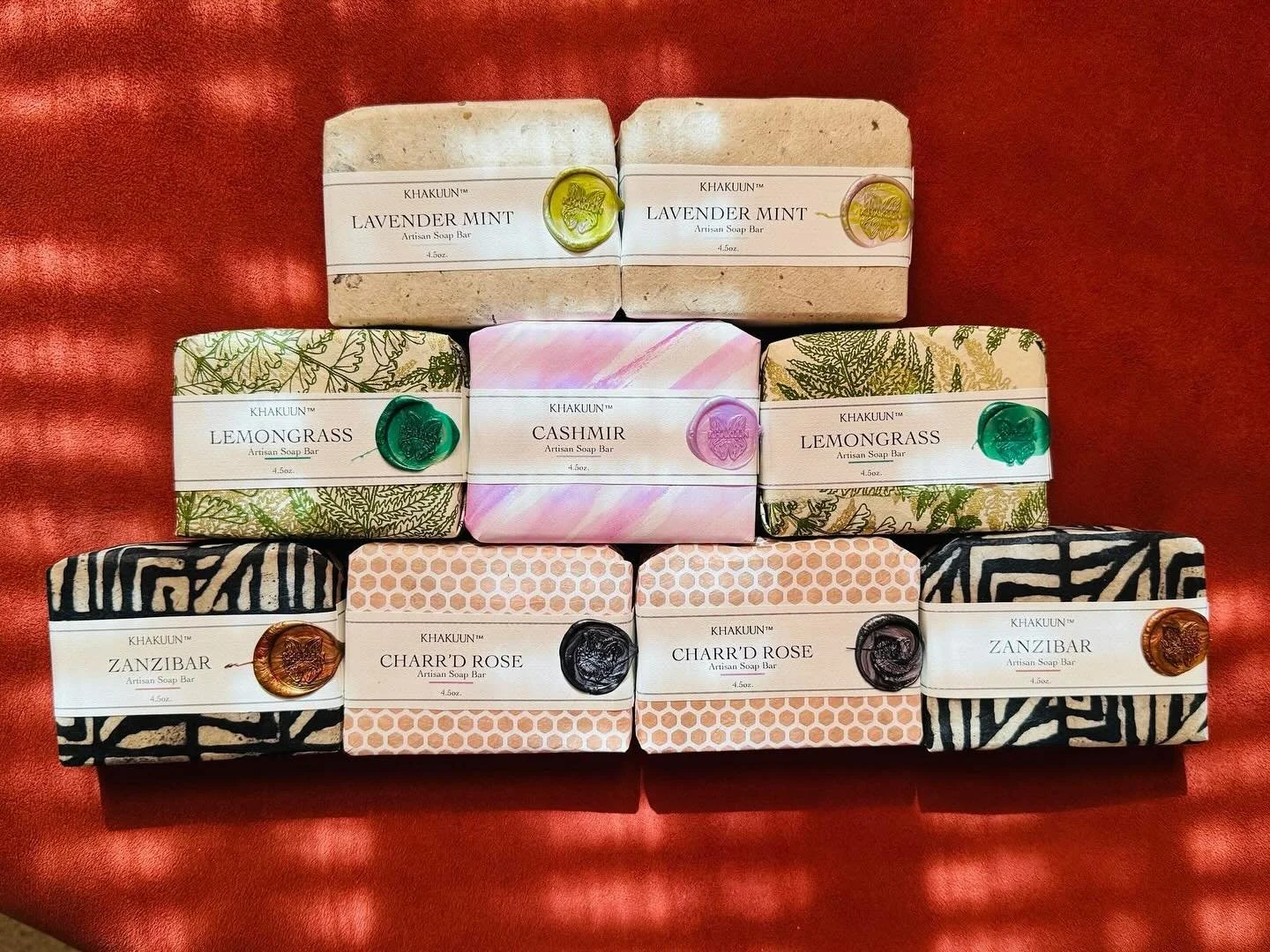 All wrapped up &amp; ish!💜

~~~~ 

Thank YOU for supporting &amp; shopping small with us.🥰 ~ Teresa 

#Khakuun #ArtisanSoap