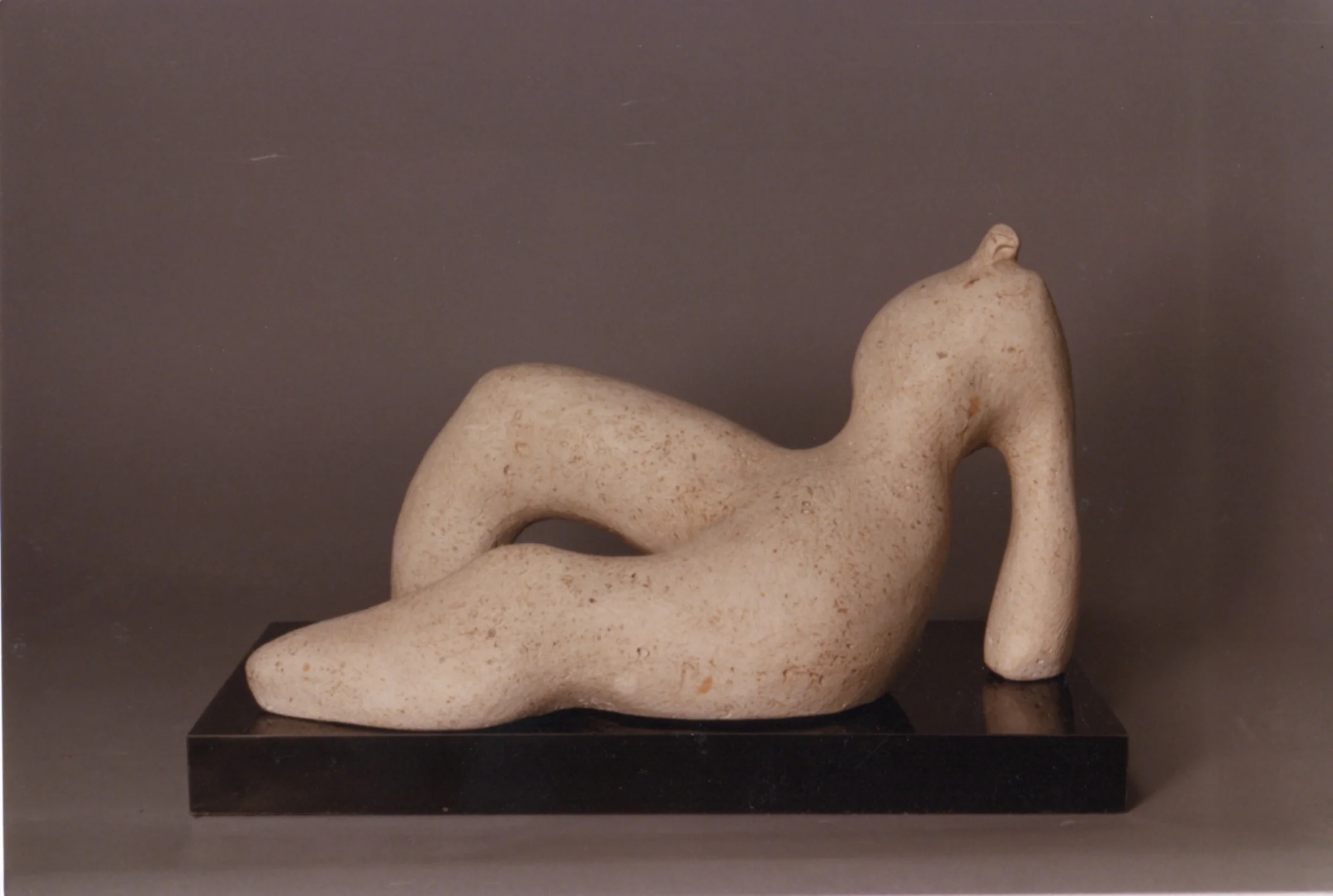 Pensively Reclining 1984  Original Luto Plaster 23” x 11 ¾” x 14¾”