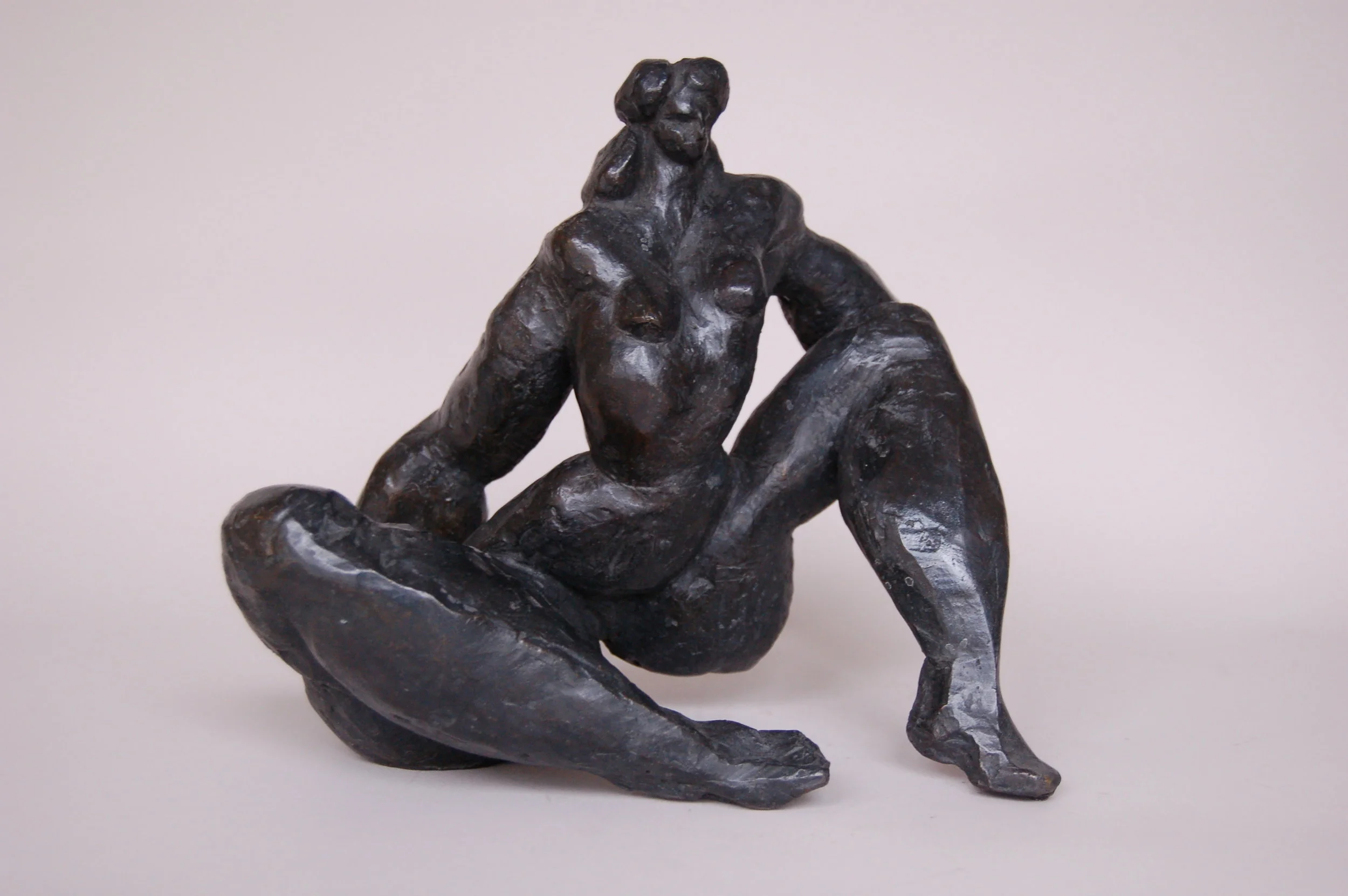  Seated Nude 1981  Bronze Ed. of 7  9” x 10” x 10” 
