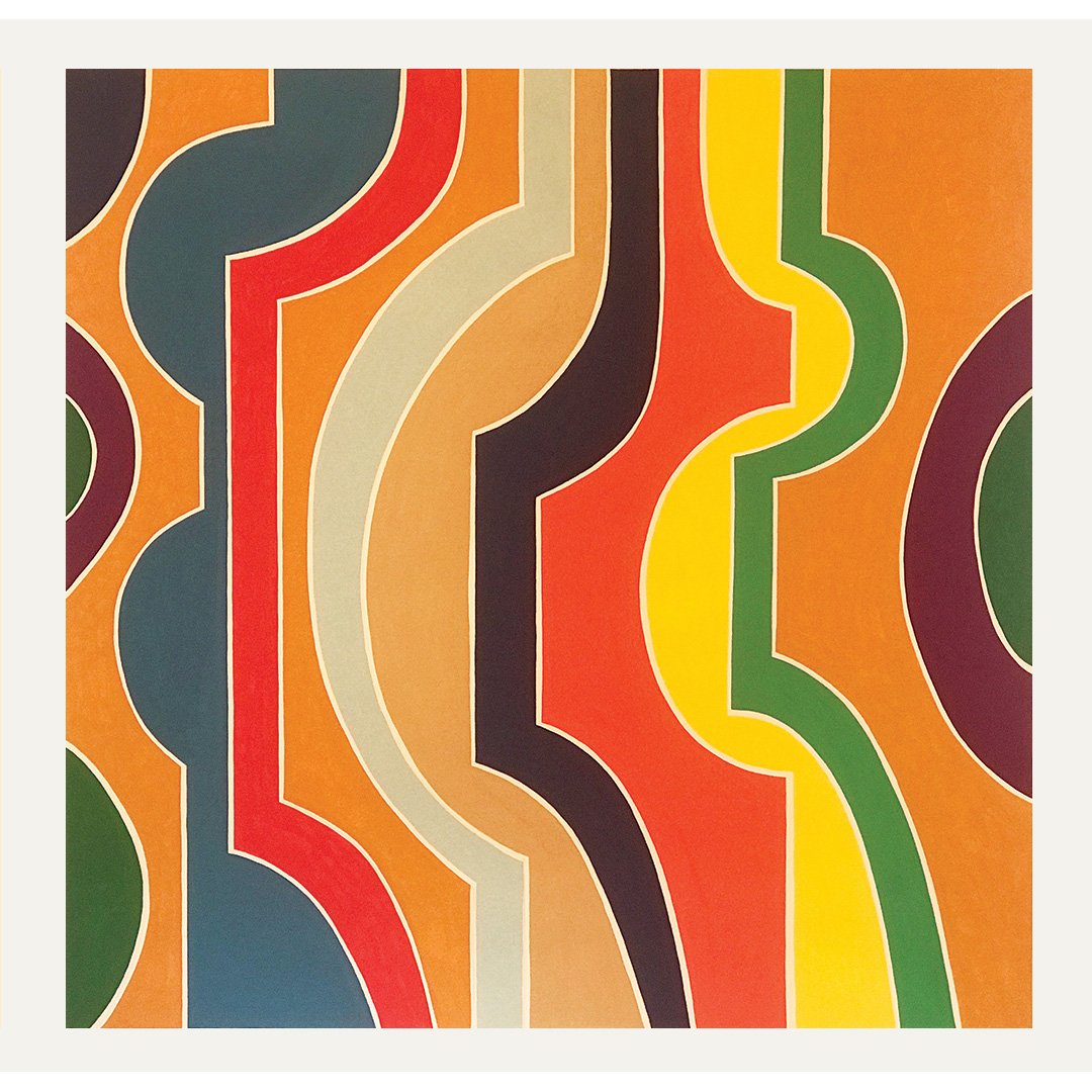  End of Summer 2020  Gouache on Paper 56” x 57”  