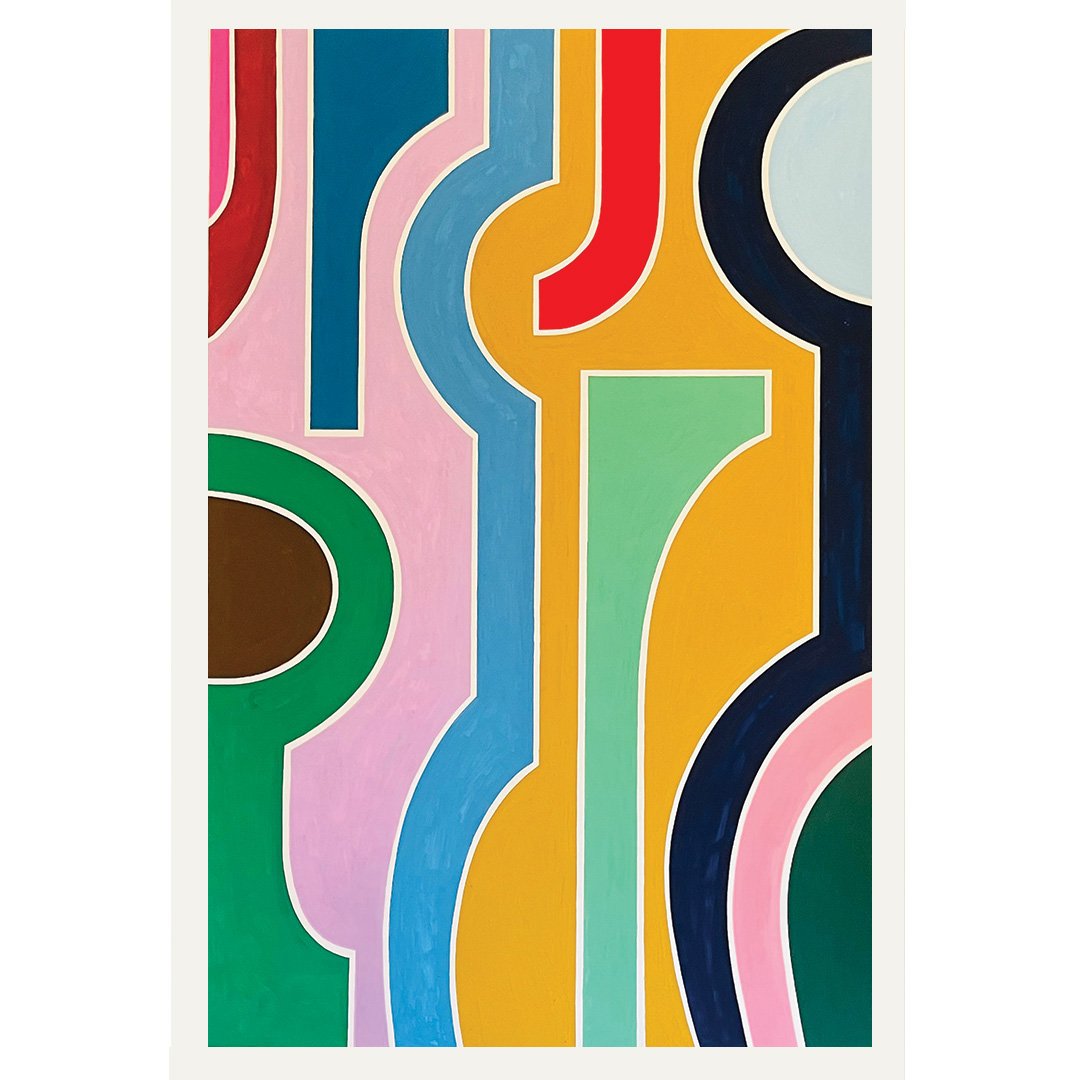  Odalisque 2023  Gouache on Paper 60” x 40”  