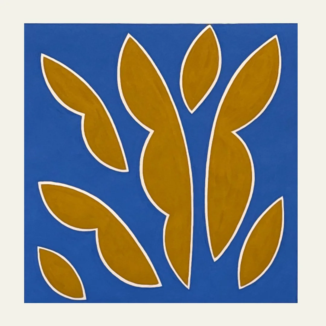  Fronds Square I 2024  Gouache on Paper 30” x 30” 
