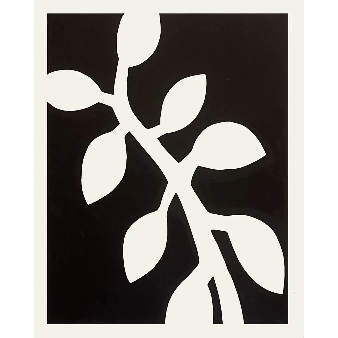  A Moment 2023  Gouache on Paper 55” × 43” 