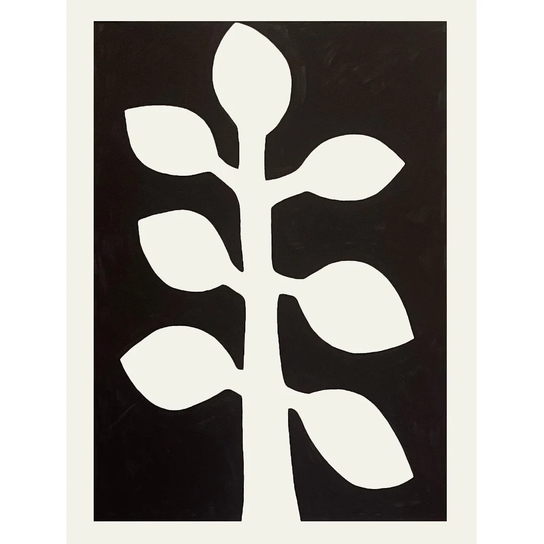  Straight Up 2023  Gouache on Paper 58” × 43”  