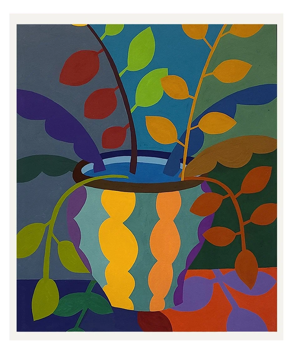  Fall Colors 2013  Gouache on Paper 19 1/4” x 22 1/4” 