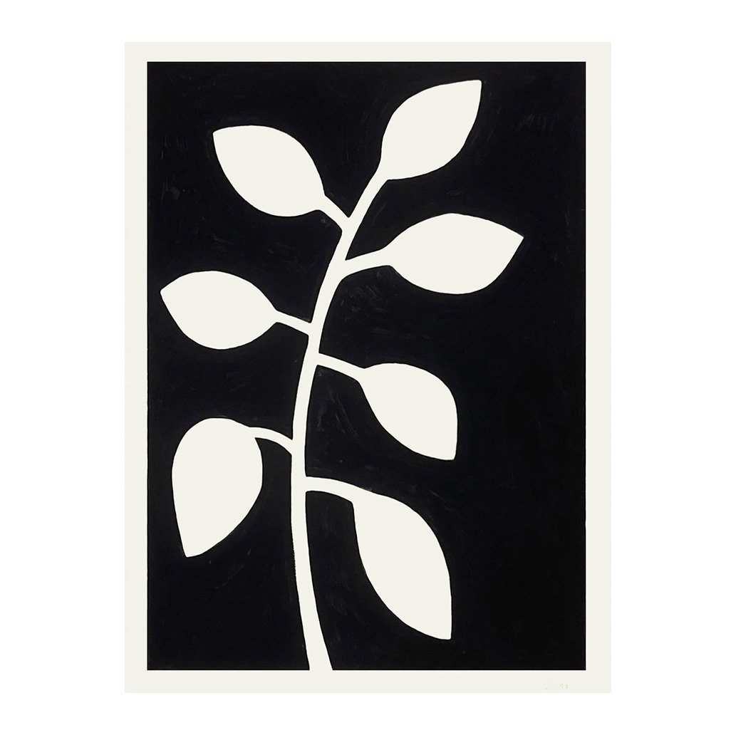  Rose Leaves 2023  Gouache on Paper 30” x 22” 