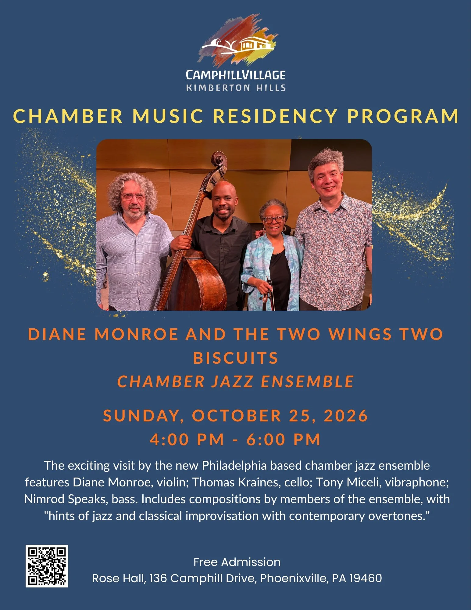 Diane Monroe and the Two Wings Two Biscuits — Chamber Jazz Ensemble