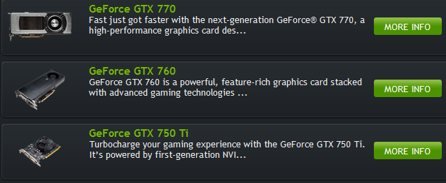 List of GPU's with G-Sync technology