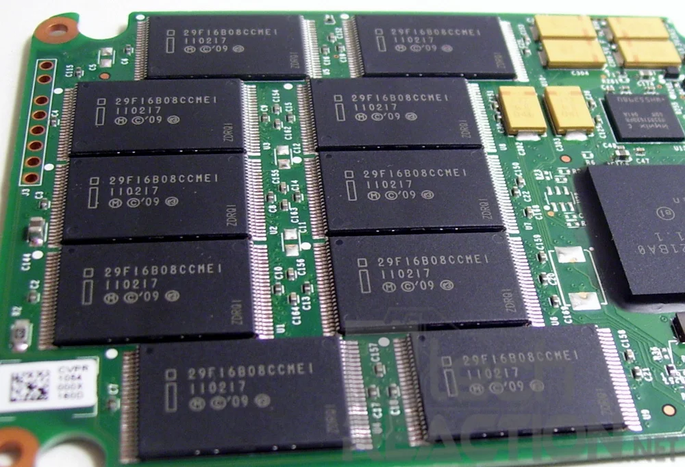 These are NAND chips the key component in a SSD.