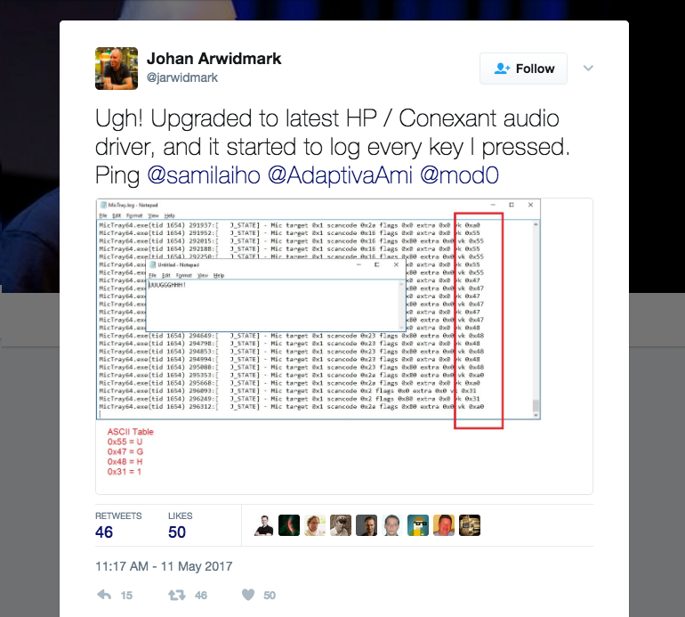 This is the actual Keylogger Malware written hexadecimal code