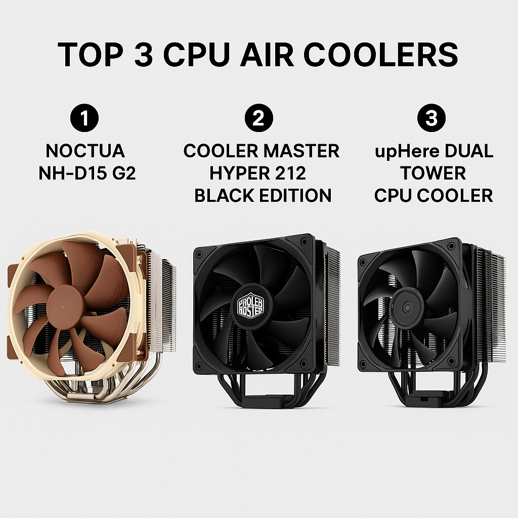 Top Three Air Coolers You Should Use in Your Next PC Build This Month