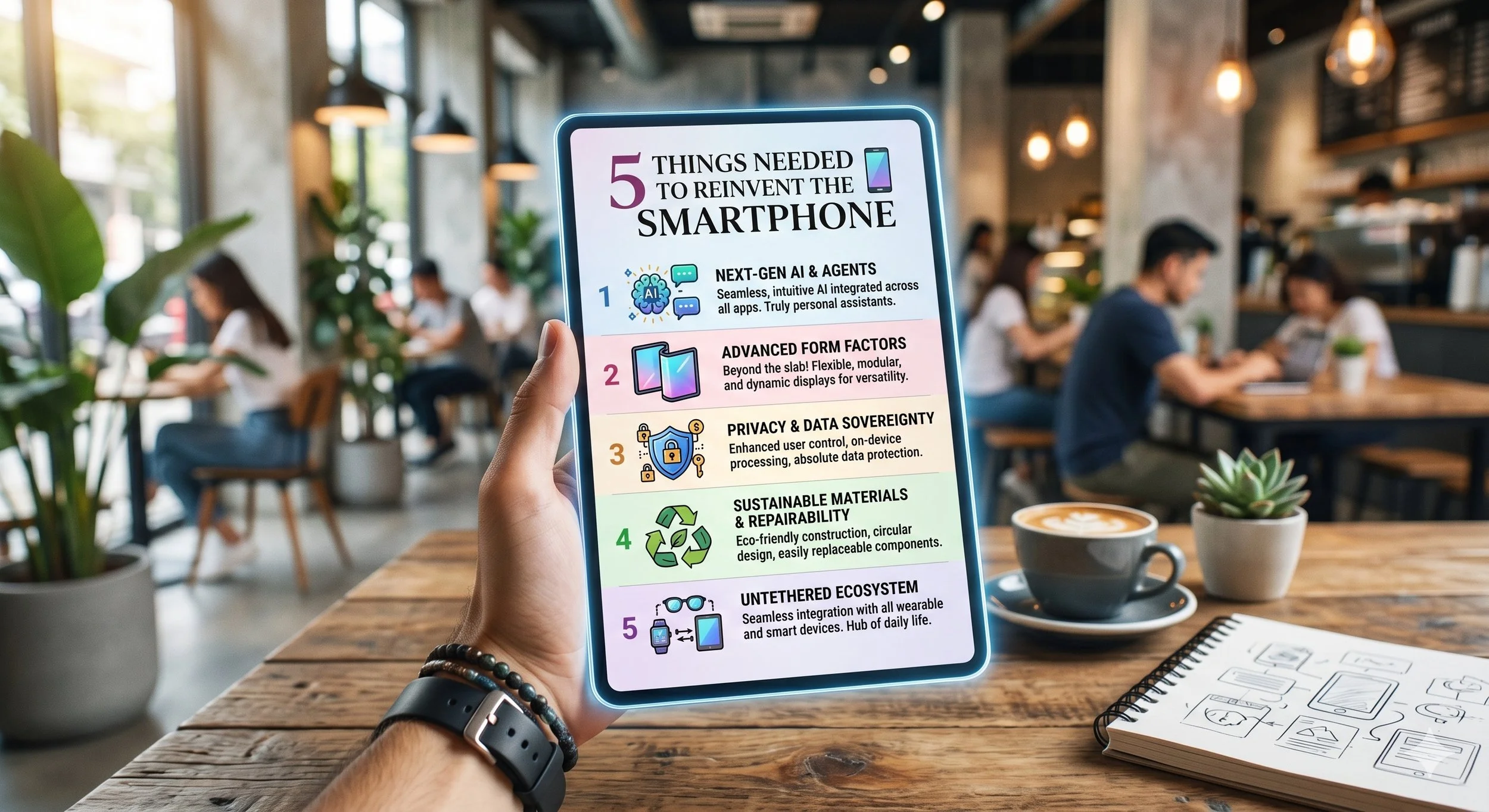 Five Things Needed to Reinvent The Smartphone