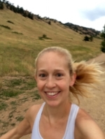 Running joyfully in Boulder, Colorado