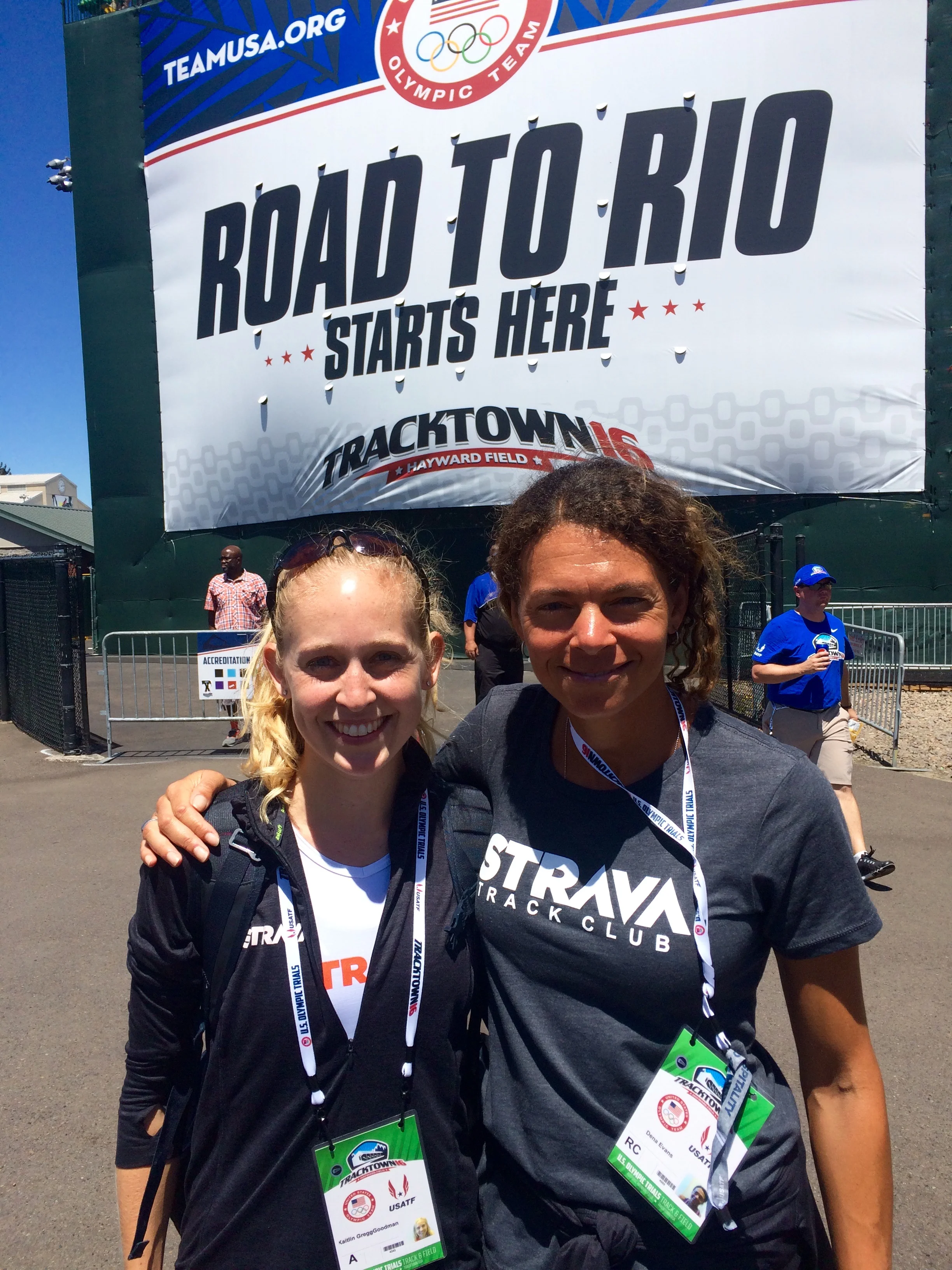 All smiles with Dena at the Trials
