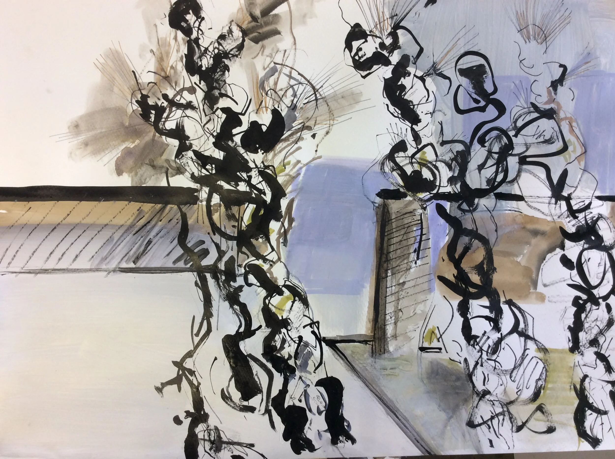 L'entrée du cimetière