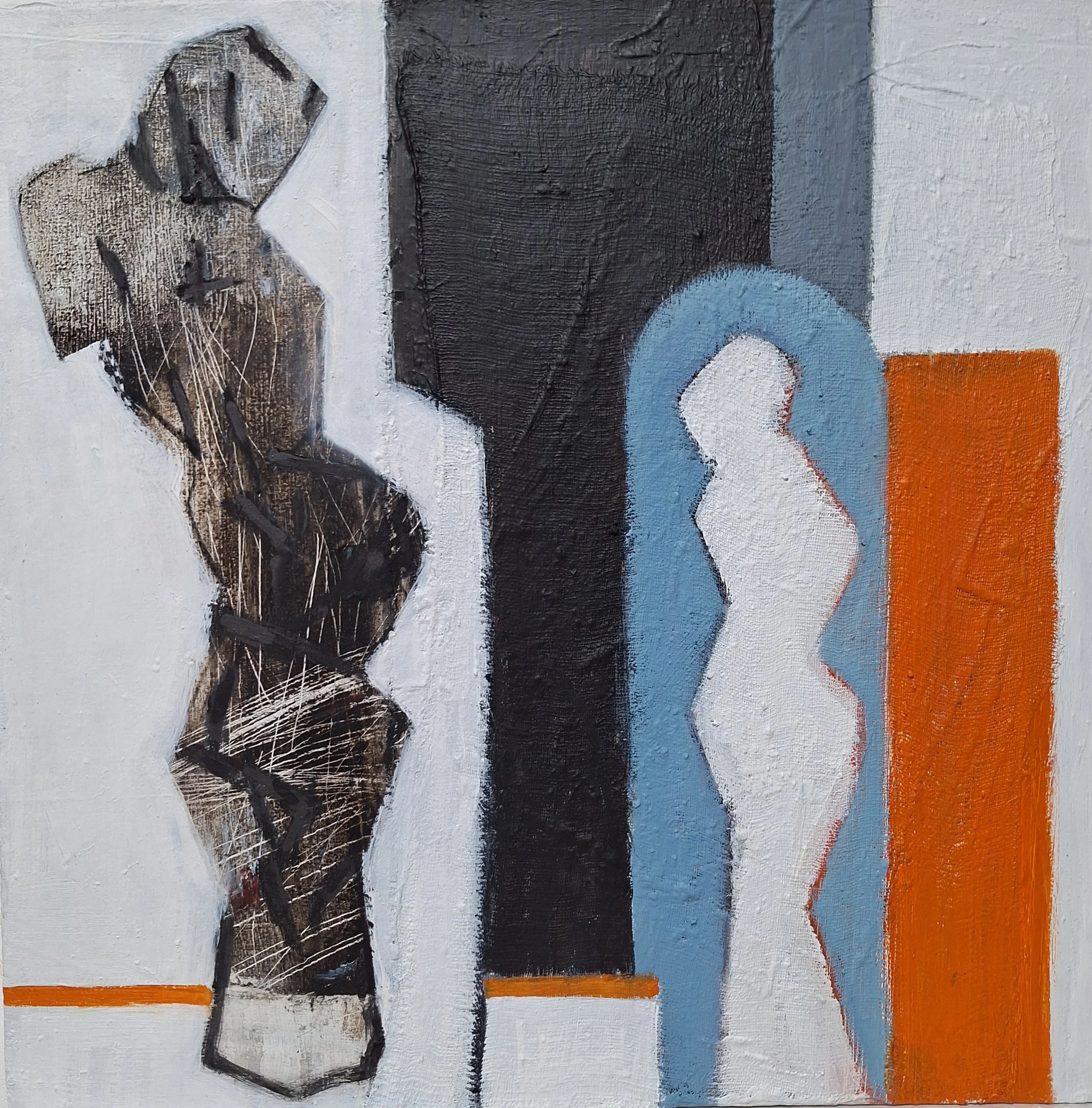 Presence 
Acrylic on canvas, 50 x 50 cms