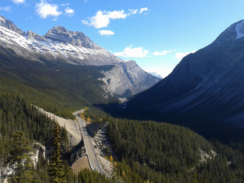 Icefield Parkway - entering Banff from Jasper