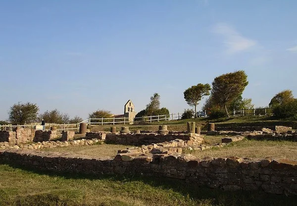 Part of the Roman remains at Julióbriga.