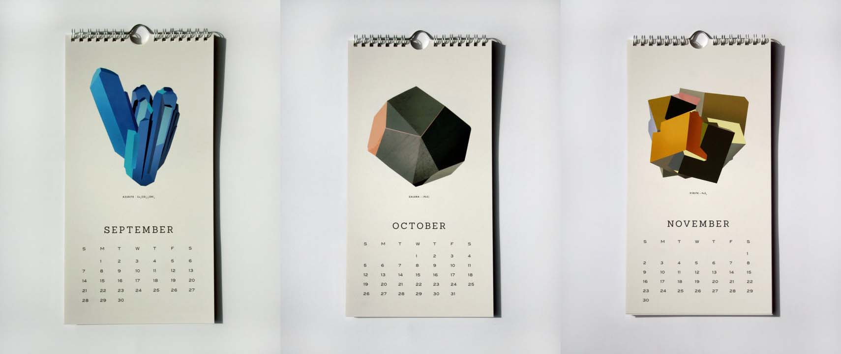 minerals calendar