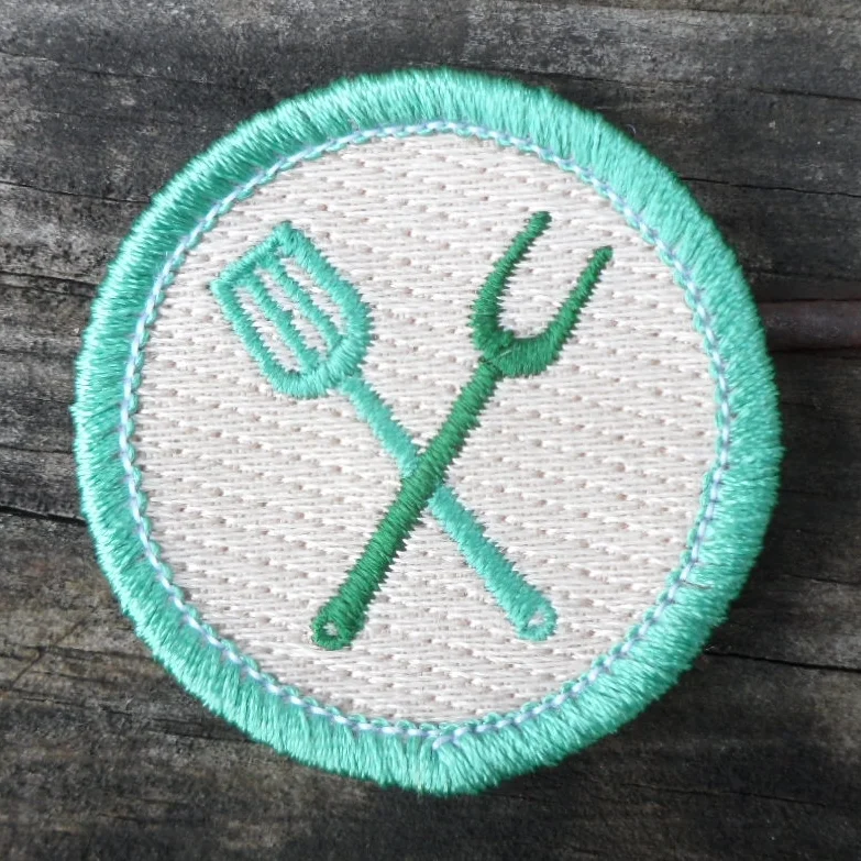 GRILLMASTER BADGE [Spatula and Tongs Patch]
