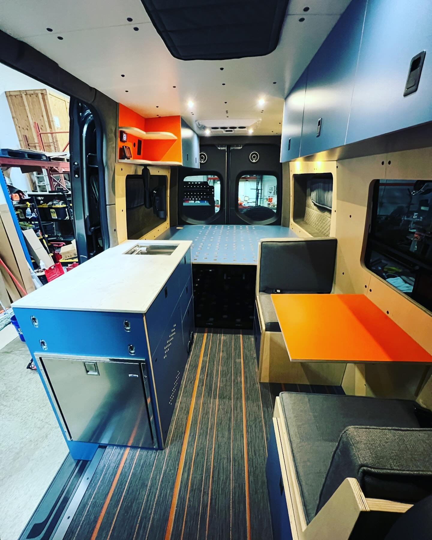 The peeps at Ghost Vans [up above Seattle in Everett] did a stellar build with the Infinity Vans Ramble Kit. This kit is years in the making..Hopebuilt was a link in the making of the kit and Infinity Vans. Lookin forward to seeing the kit pop in and