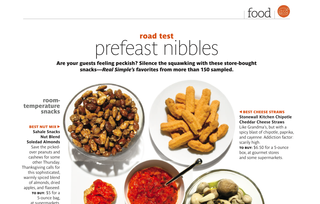 Real Simple - Holiday Noshes