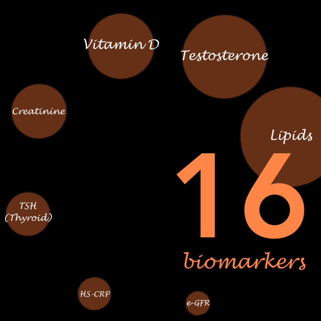 Athome blood test for general fitness, nutrition and performance