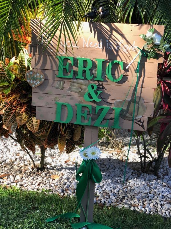And my parents created this beautiful sign for outside their house to welcome our wedding party guests. You could feel the love. Next post will be of professional photos from the wedding, stay tuned. #singlenomore