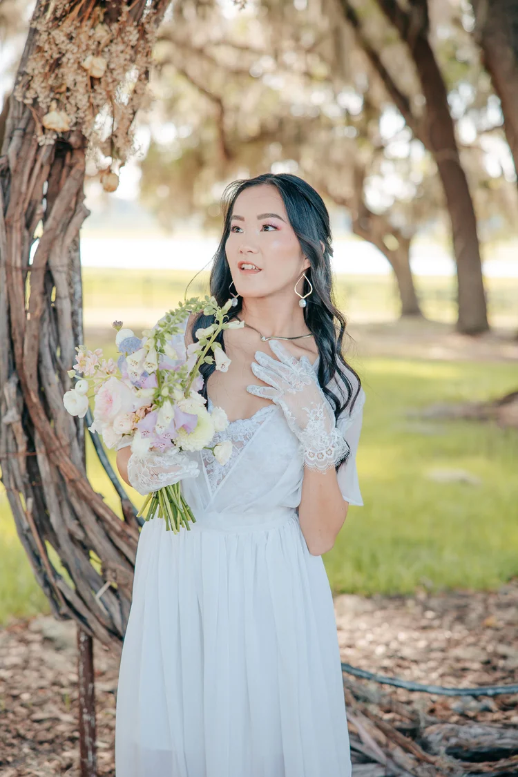 Chantilly Lace Bridal Gloves  Desire Marie Design
