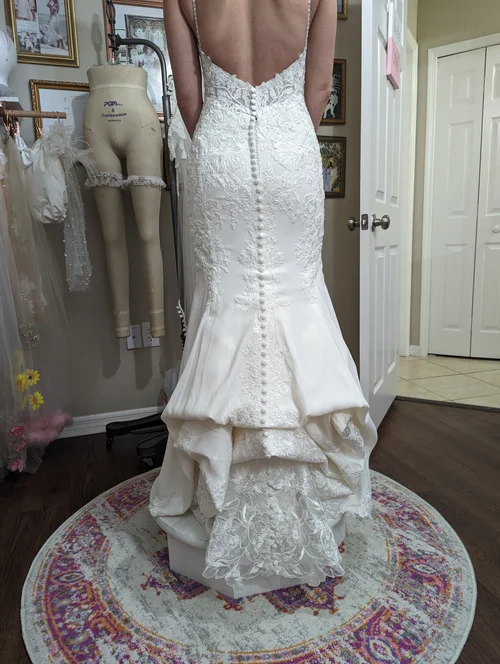 mermaid wedding dress 2020 LaDivine S432W Long Corset Lace Mermaid Wedding Dress – The Dress Outlet
