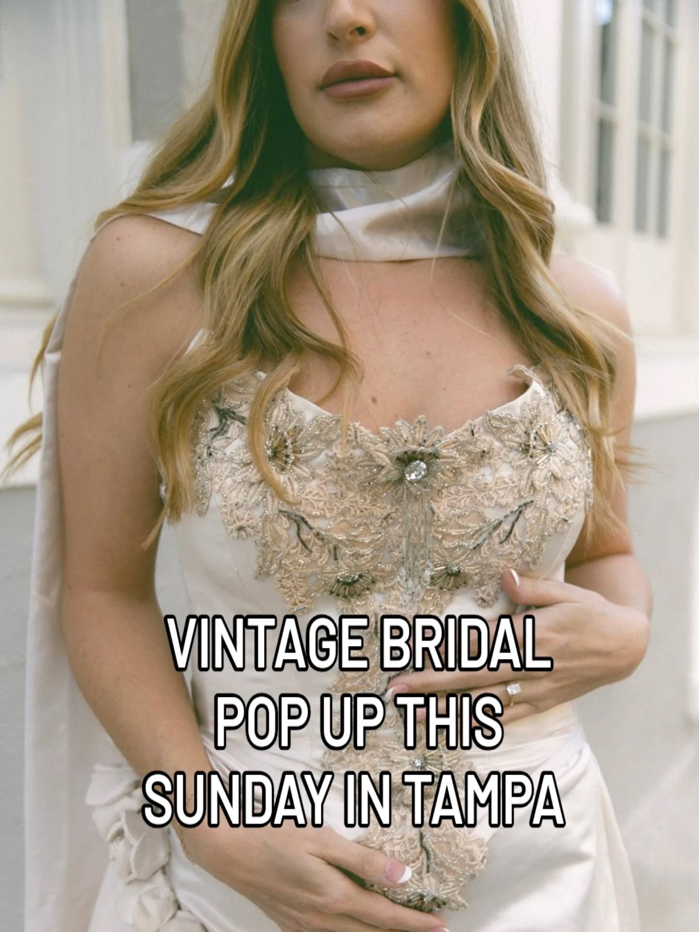 This Sunday April 19th 12-5 at @guavacityvintage come see my Redesigned Vintage Bridal Gowns &amp; accessories! &amp; More from other local creatives.
 #desireemariedesign #vintagebridal #vintageweddingdress #tampa 
@sydneymichelle_photography