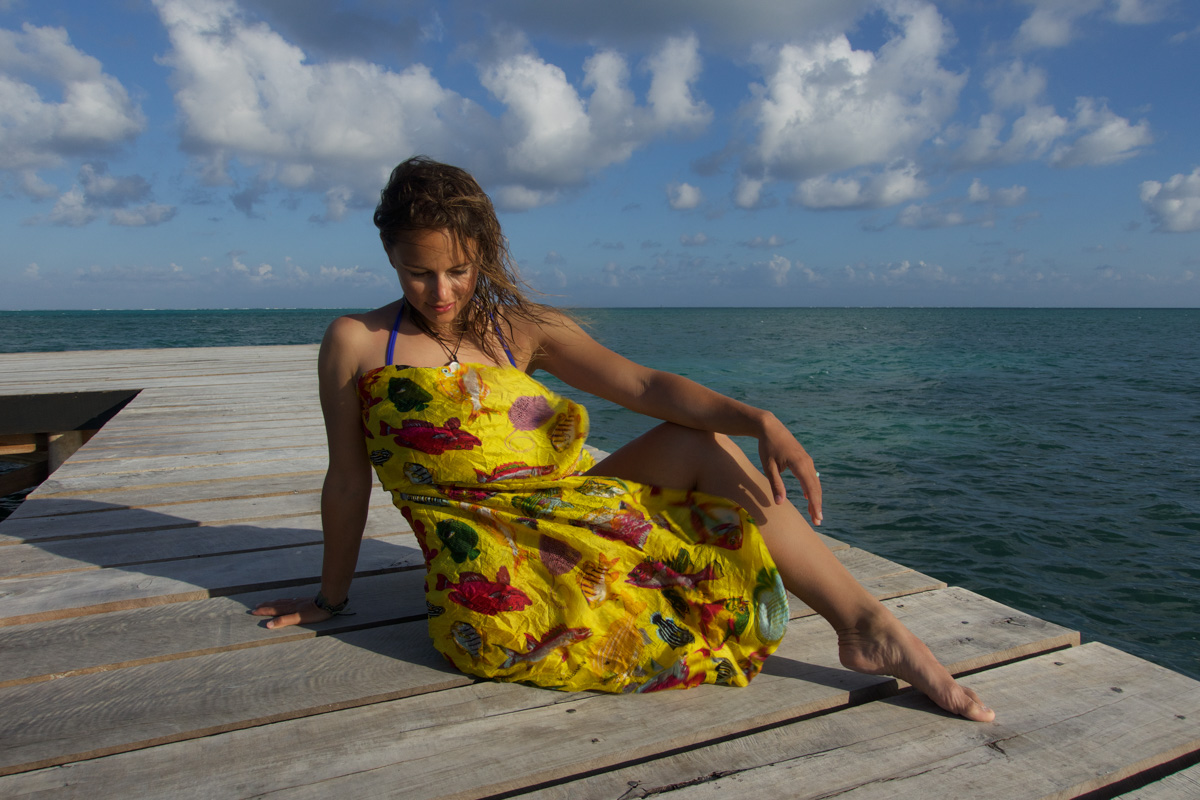 self portrait by the sea