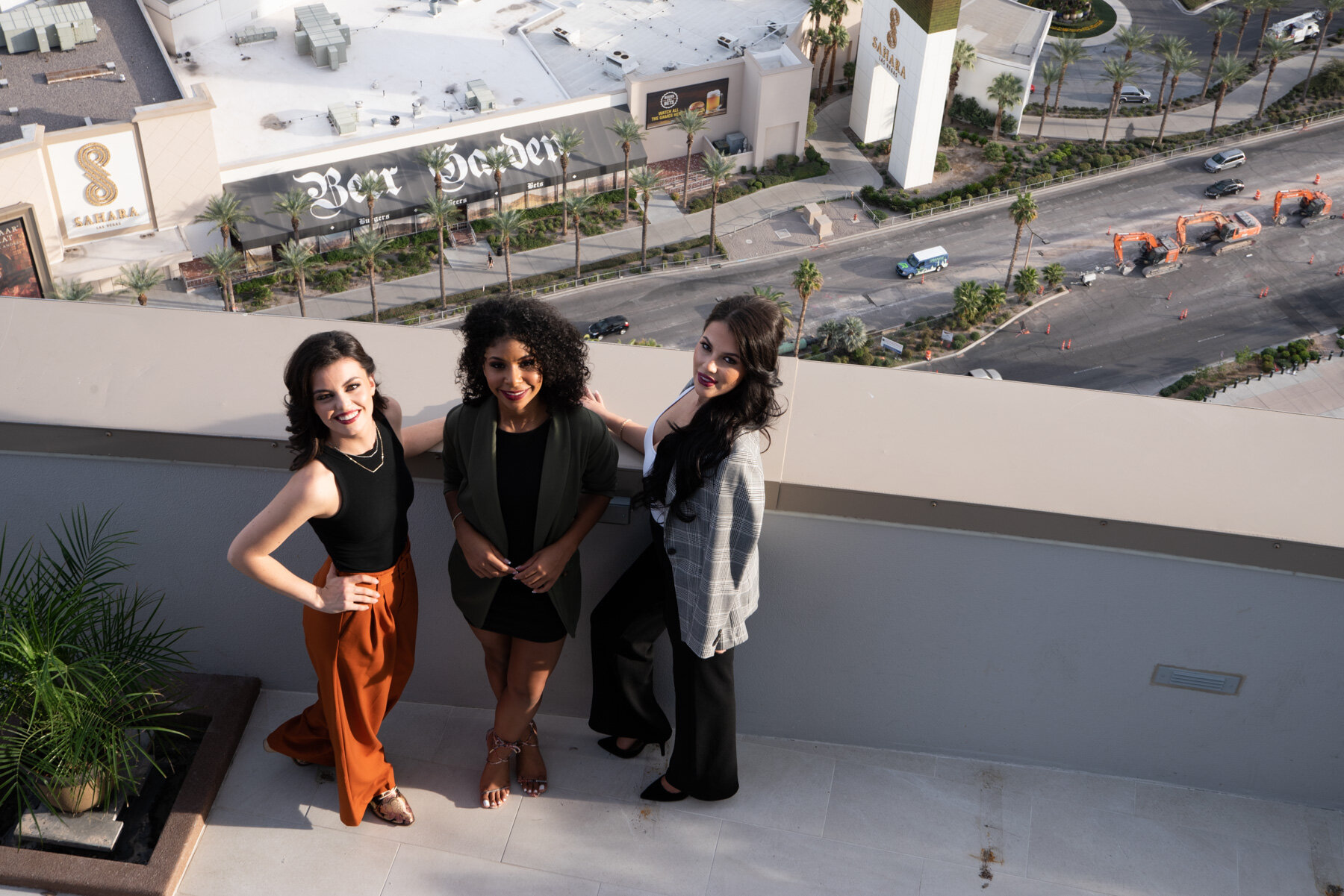 Ace models in the Allure Penthouse terrace