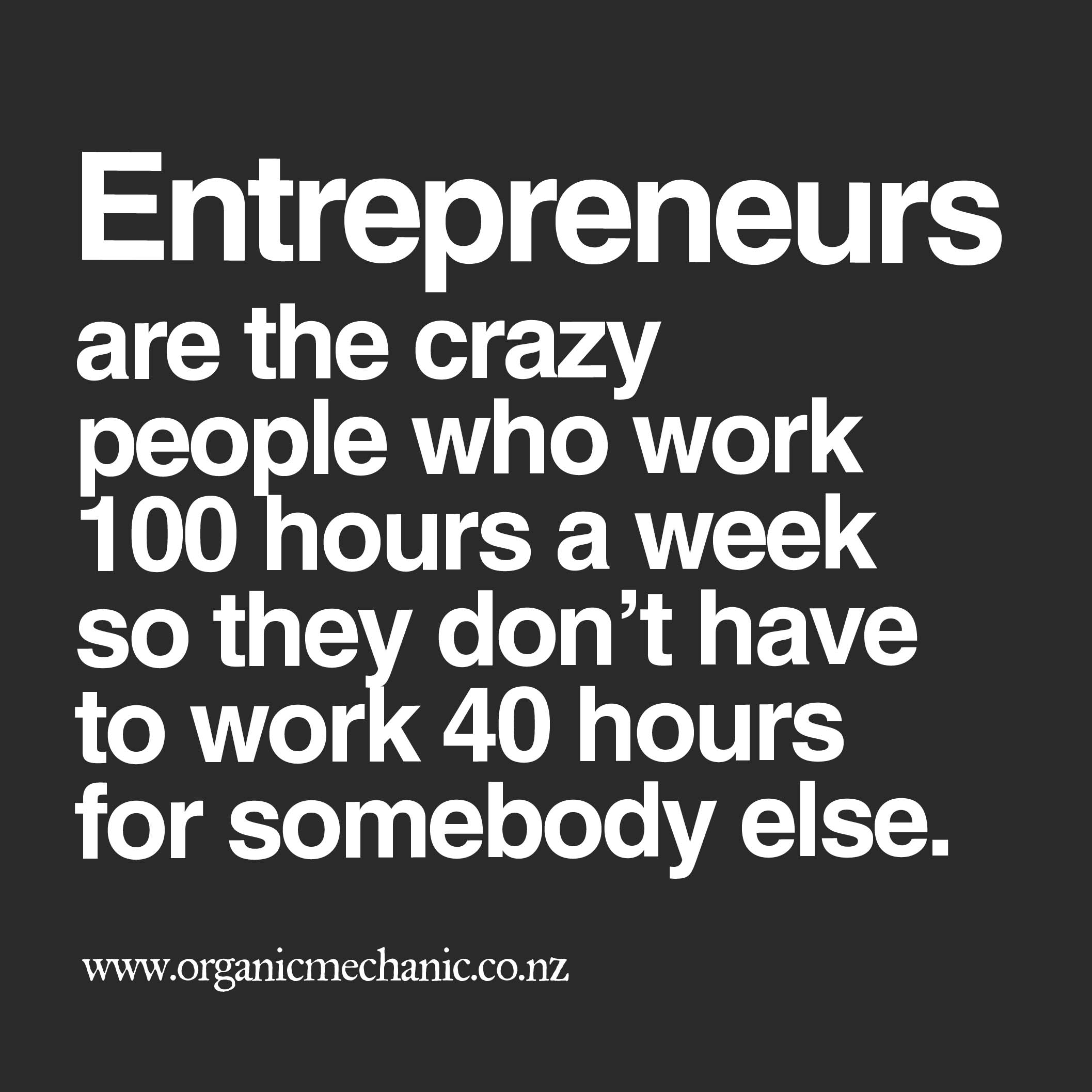 Entrepreneurship = Perserverance