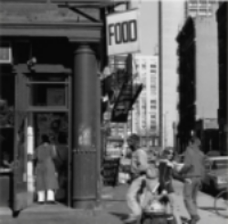  FOOD restaurant in Soho, New York City. 1971