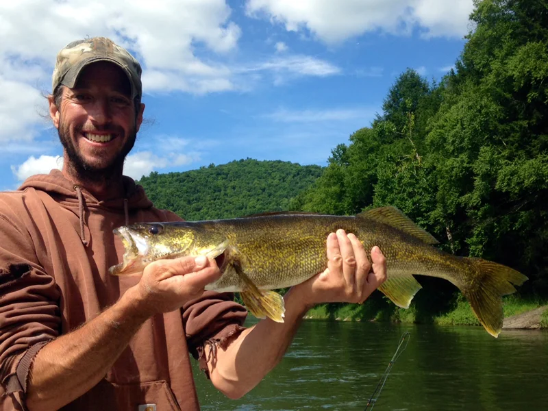 Delaware River Walleye Fishing with Sweetwater Guide Service
