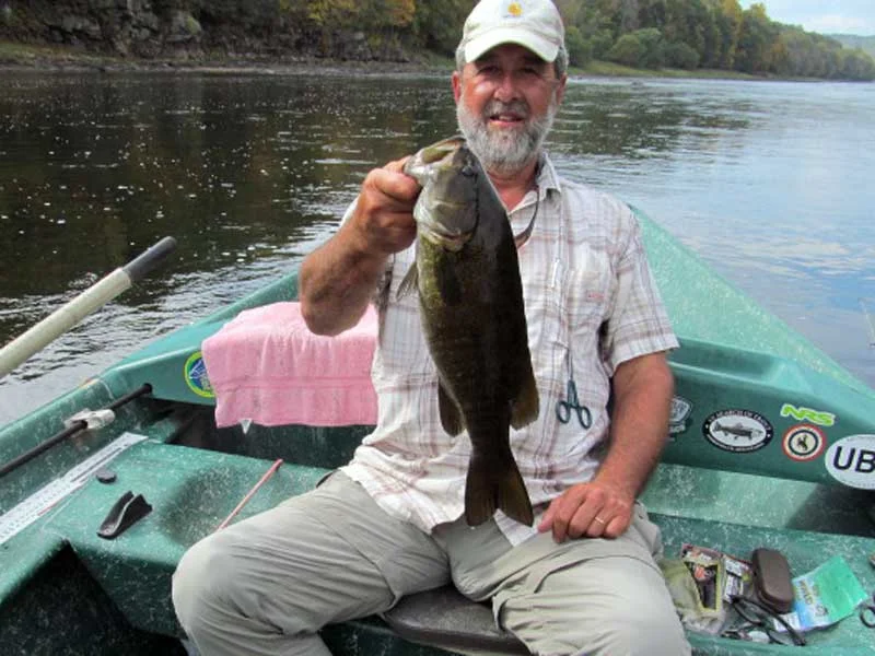 Big Smallmouth Bass on the Upper Delaware River