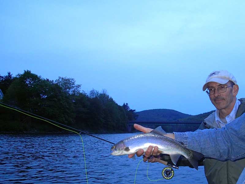 Fly fishing for Rainbow trout with Sweetwater Guide Service