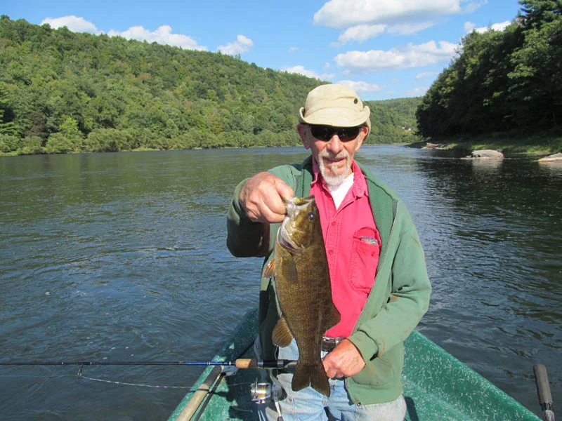 Smallmouth Bass on the Upper Delaware River with Sweetwater Guide Service