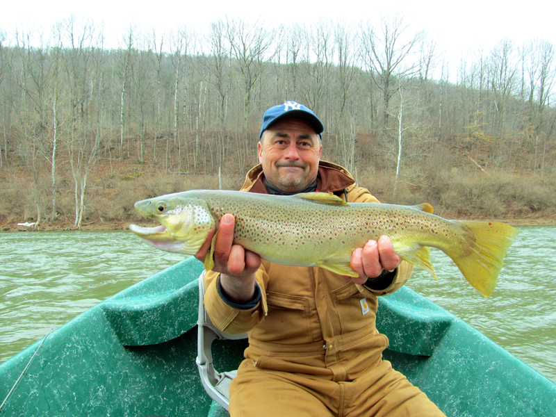 April 4th, Tony D. upgrades with a 23" early spring Brown!